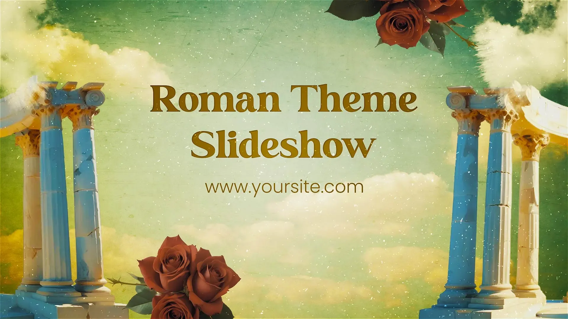 Ancient Roman Art Theme Slideshow